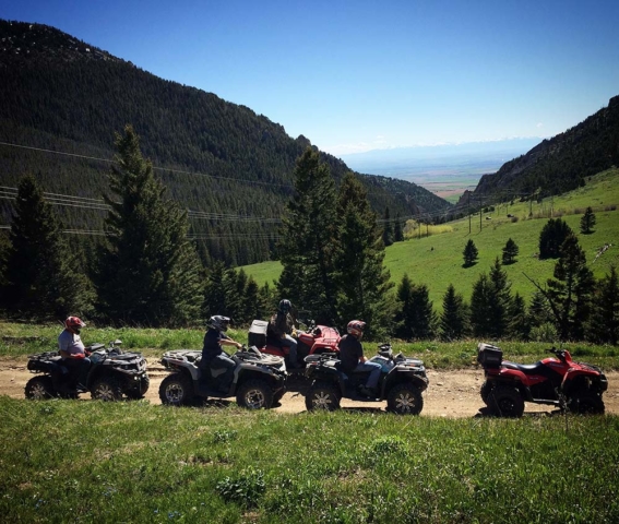 ATVs on the trail in montana